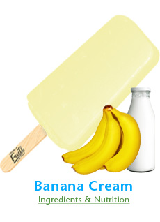 Fruti - banana cream frozen fruit bar