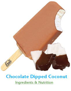Fruti - chocolate dipped coconut frozen fruit bar