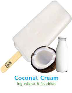 Fruti - coconut cream frozen fruit bar